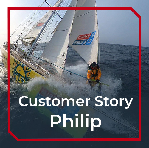 This blog is about Philip, a pacemaker carrier who practices competitive sailing and wore his Shield for 46 days while at sea!