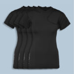 Vital Beat marcapasos y DAI Pack de 4 camisetas de para mujer