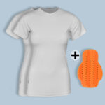 Vital Beat S-ICD escudo plus y dos camisetas para mujer